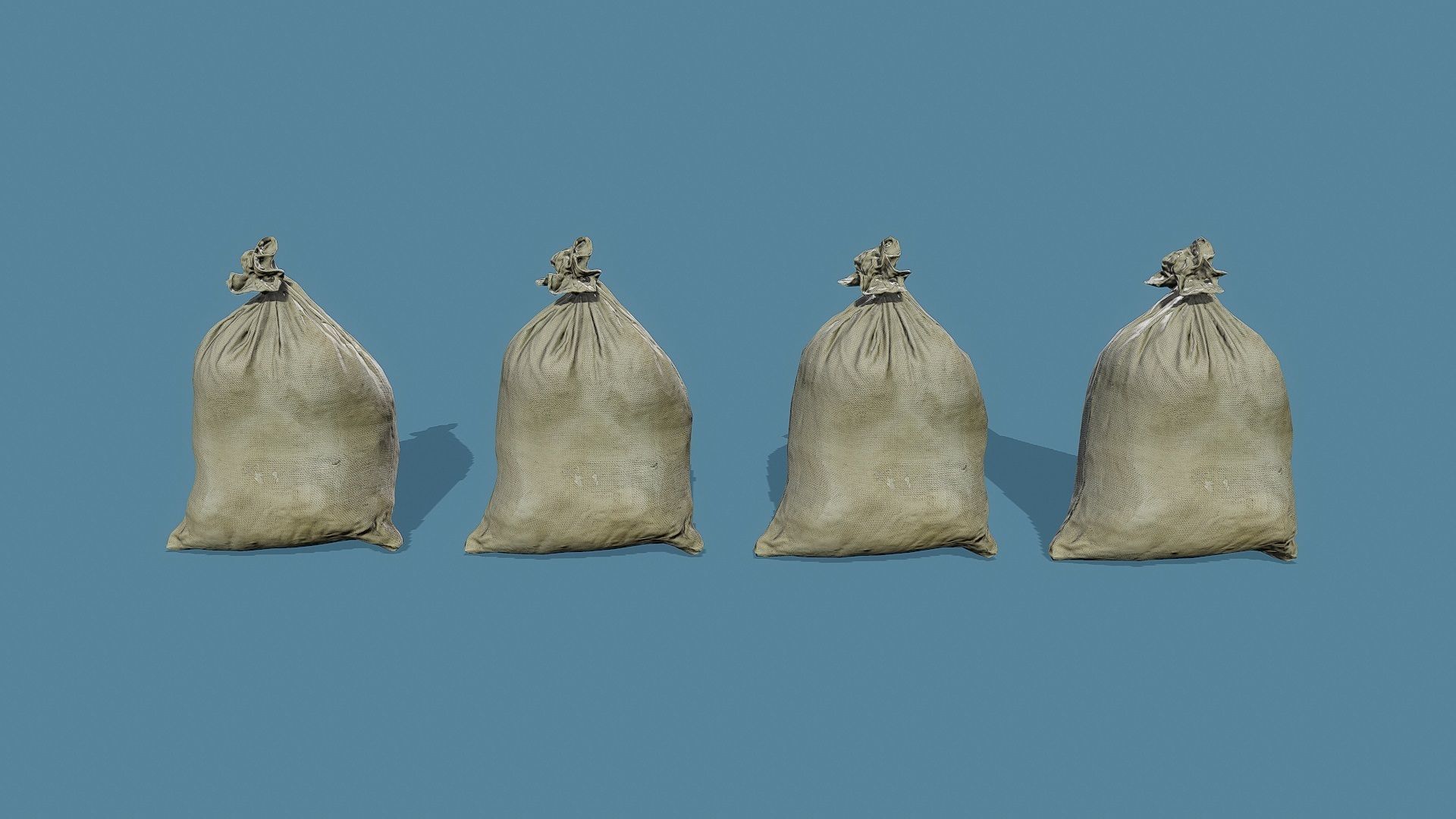 3D Scan Bags Pack - Props Low-poly 3D model_19