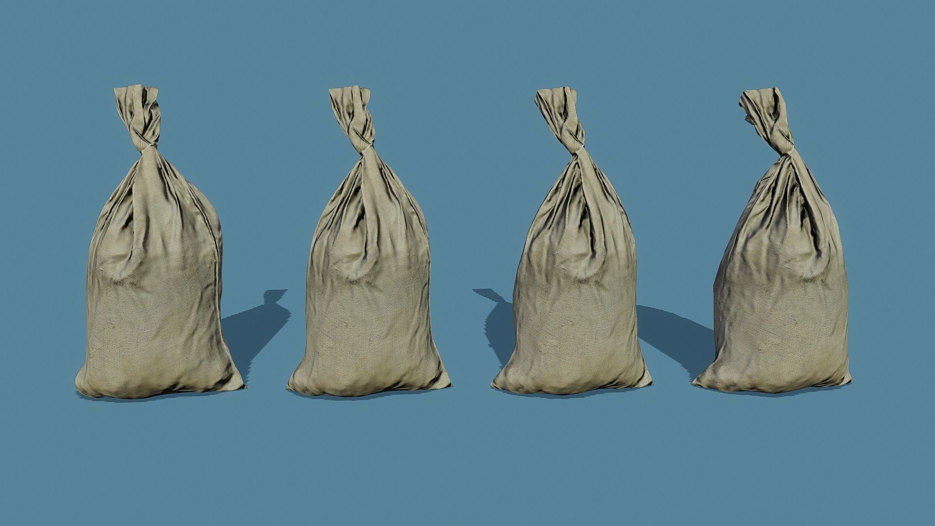 3D Scan Bags Pack - Props Low-poly 3D model_14
