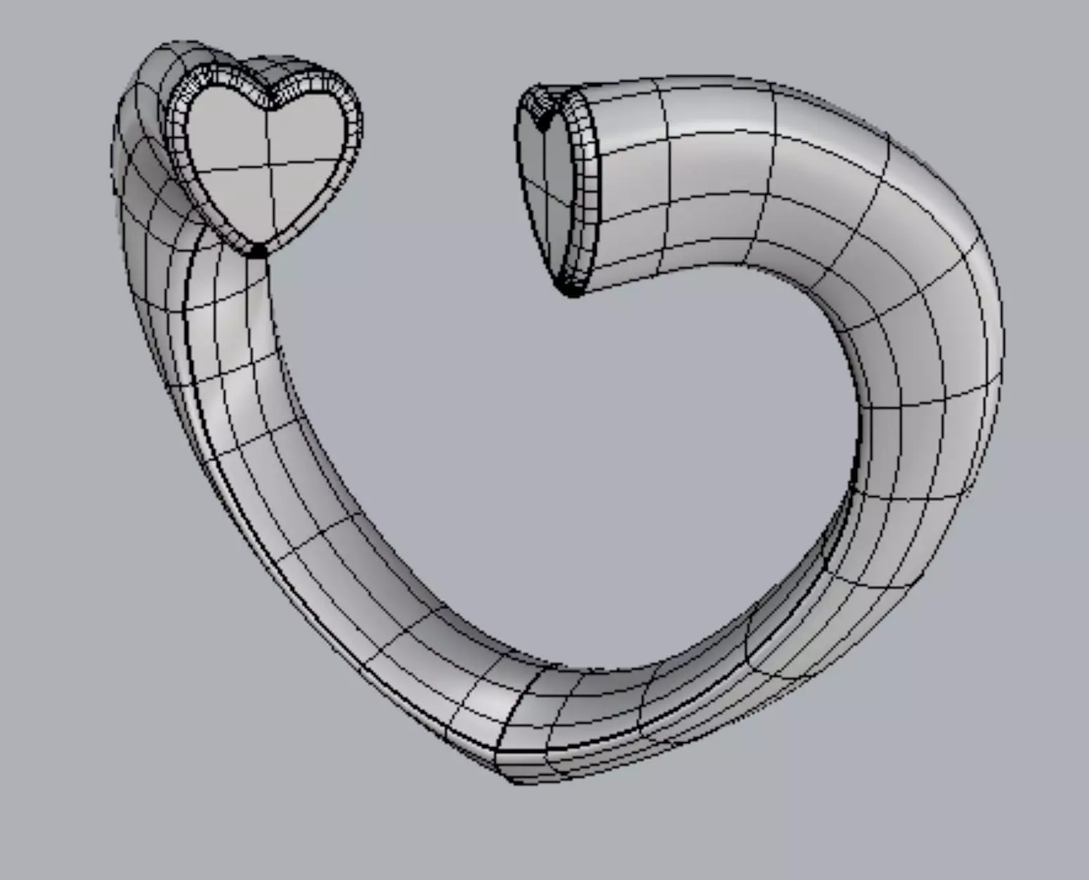 Heart pendant Free 3D print model