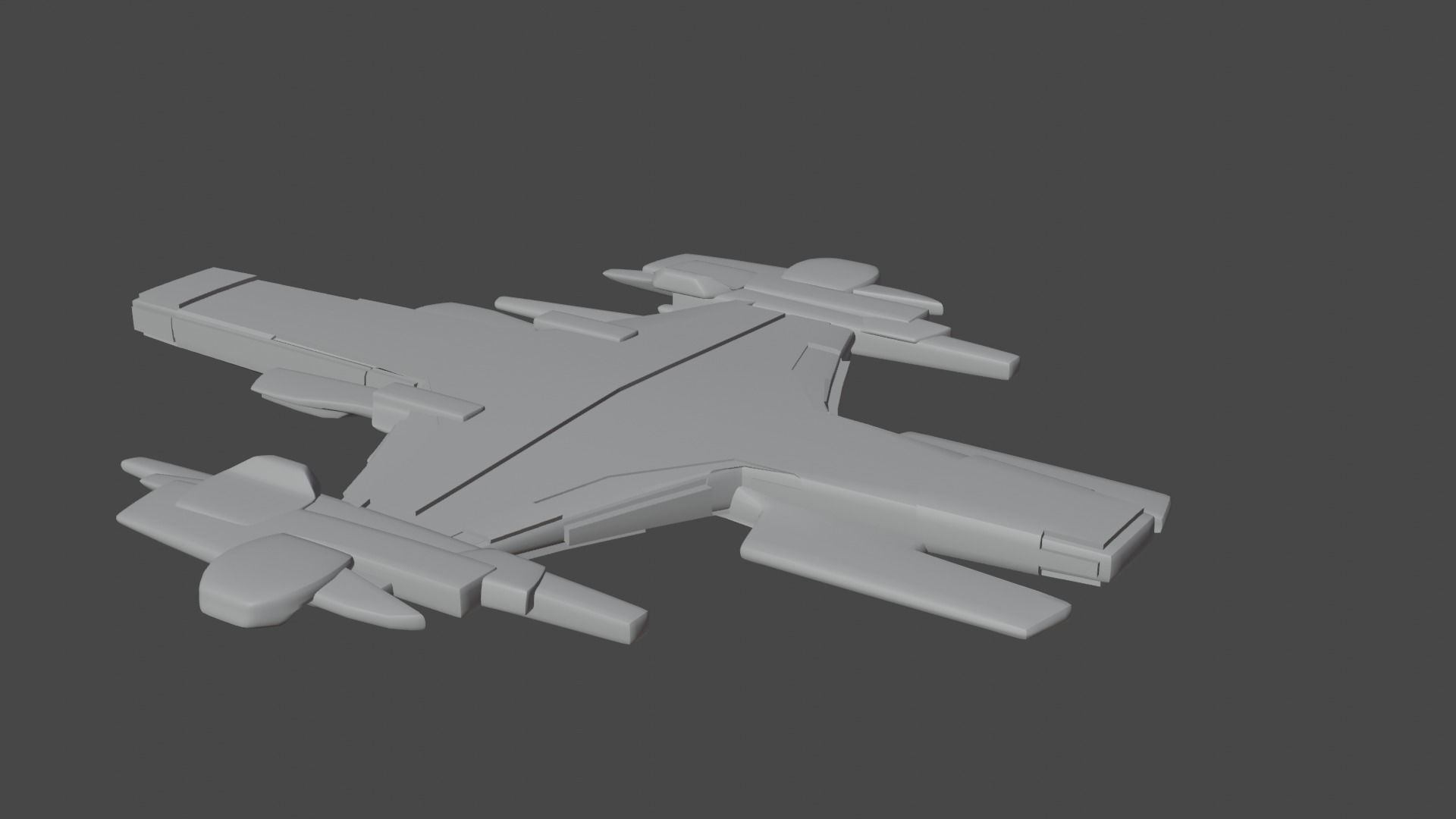 21 spaceship base meshes 3D model_18