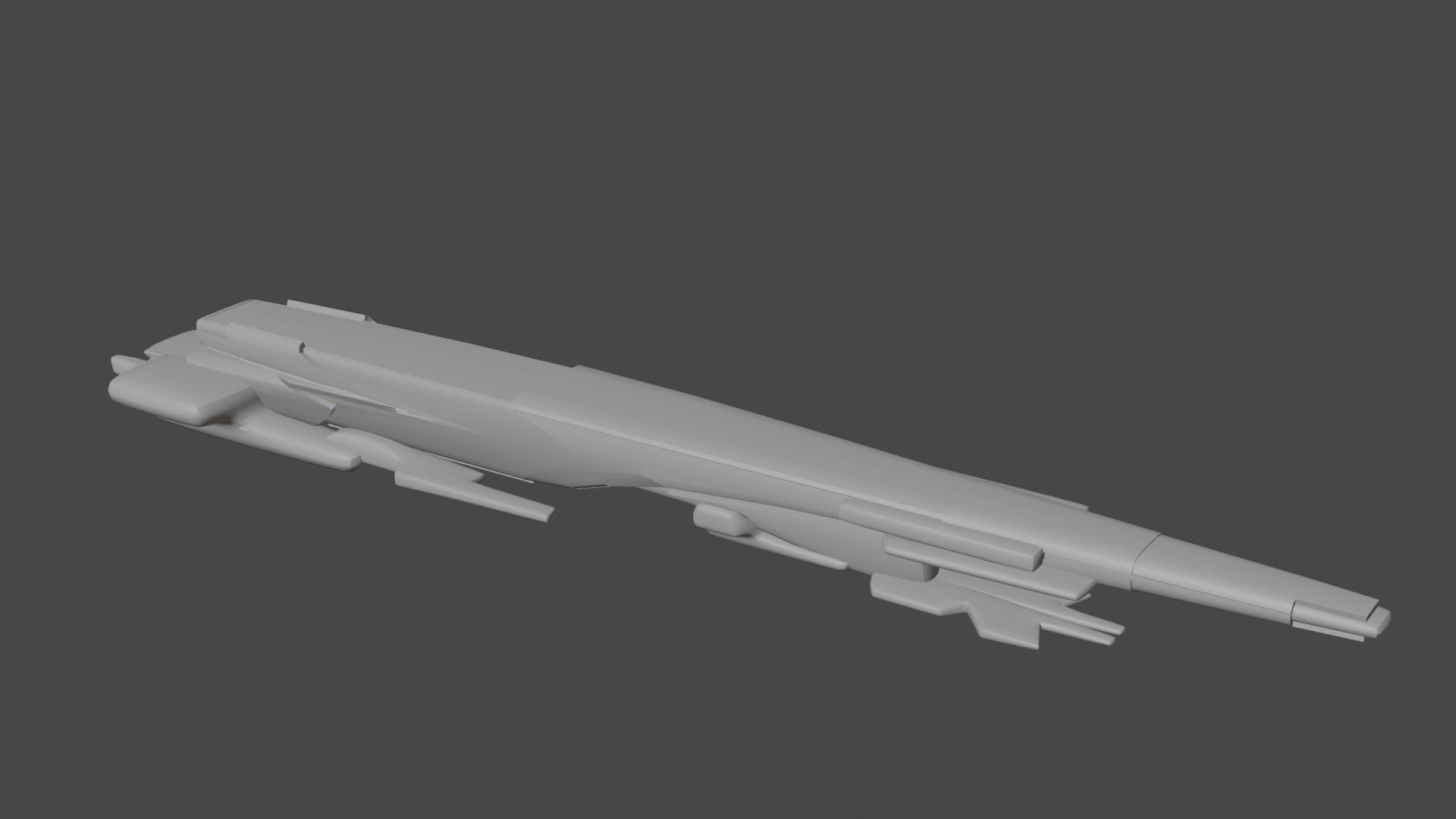 21 spaceship base meshes 3D model_19