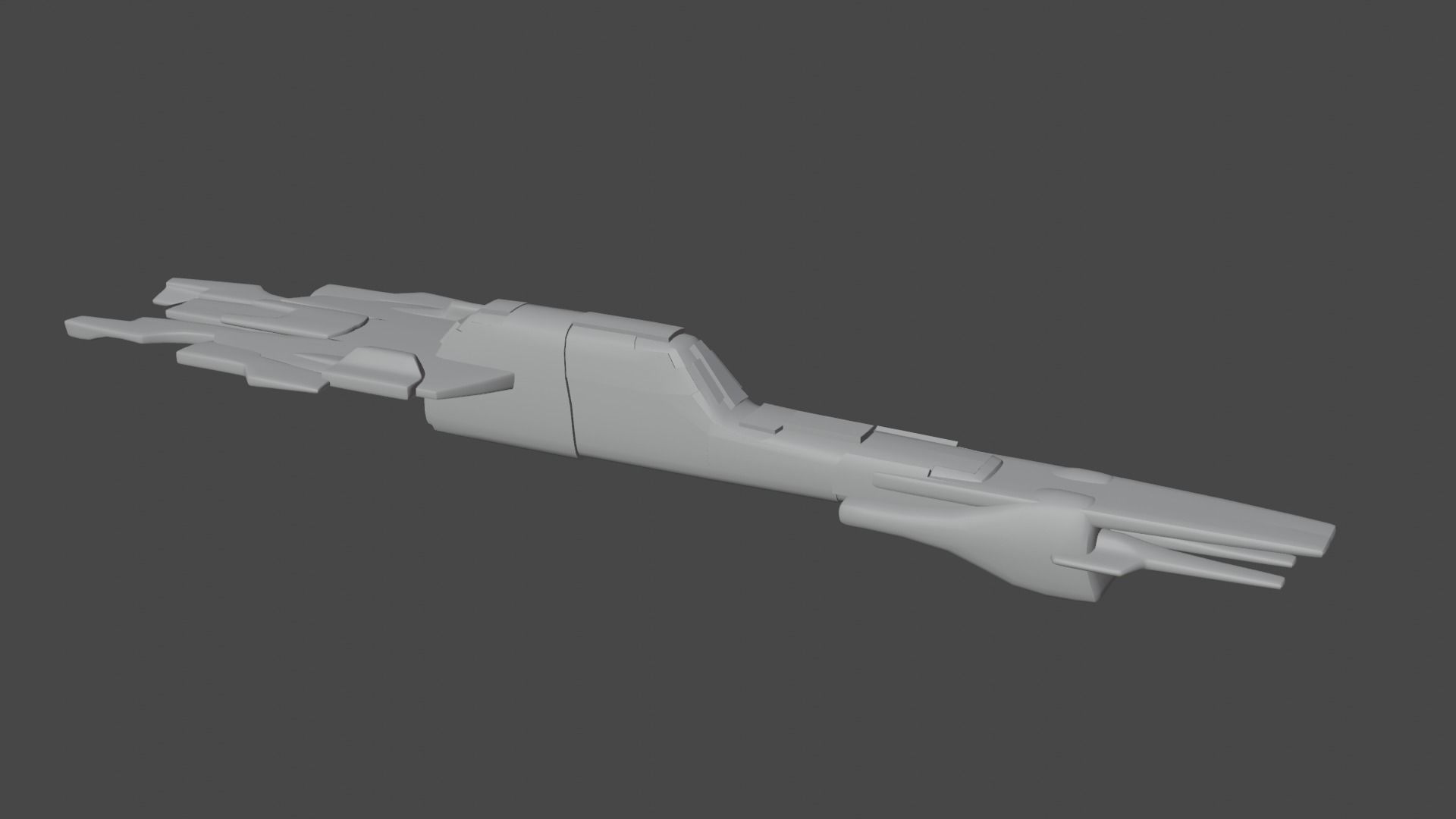 21 spaceship base meshes 3D model_2