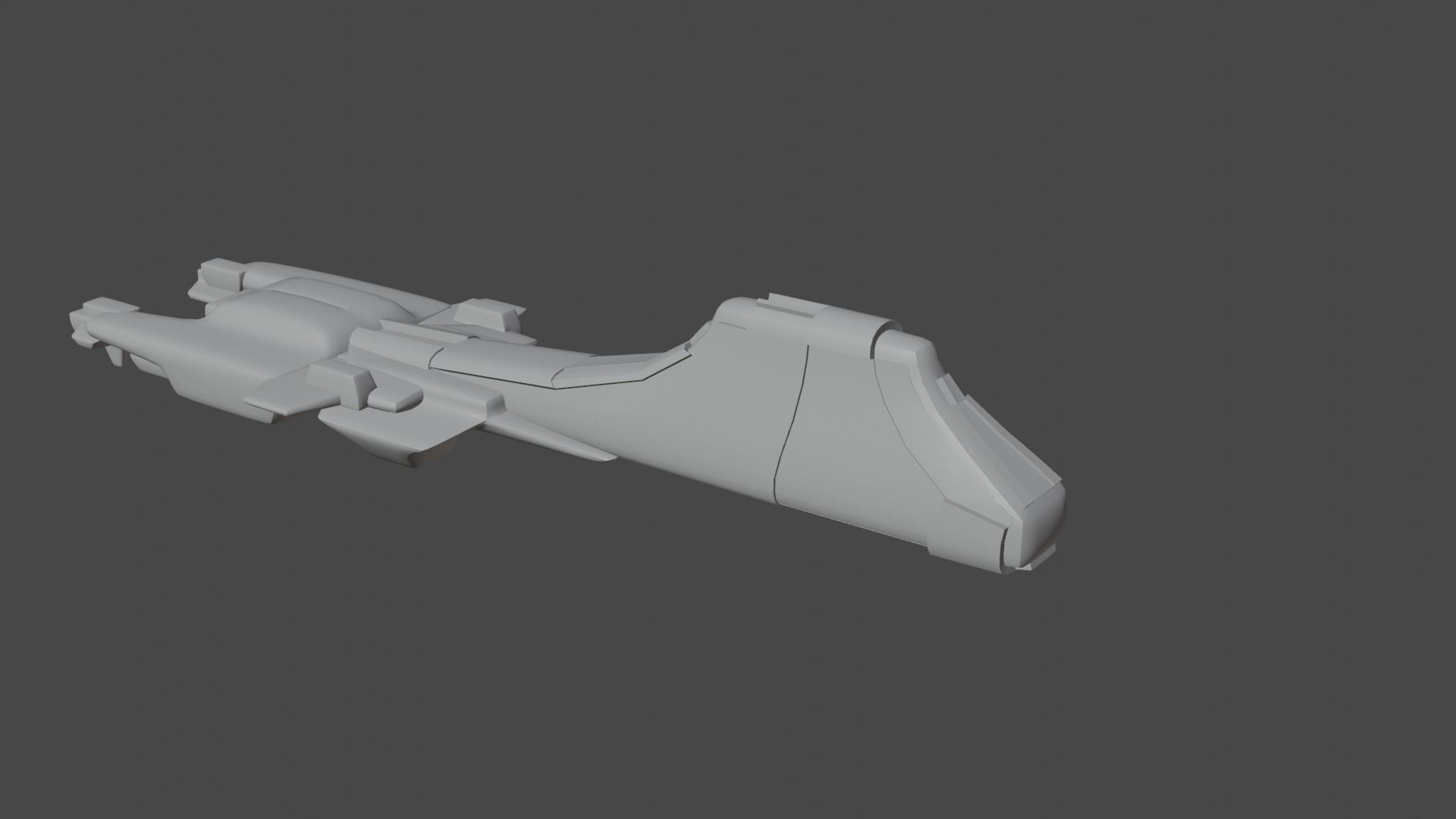 21 spaceship base meshes 3D model_15