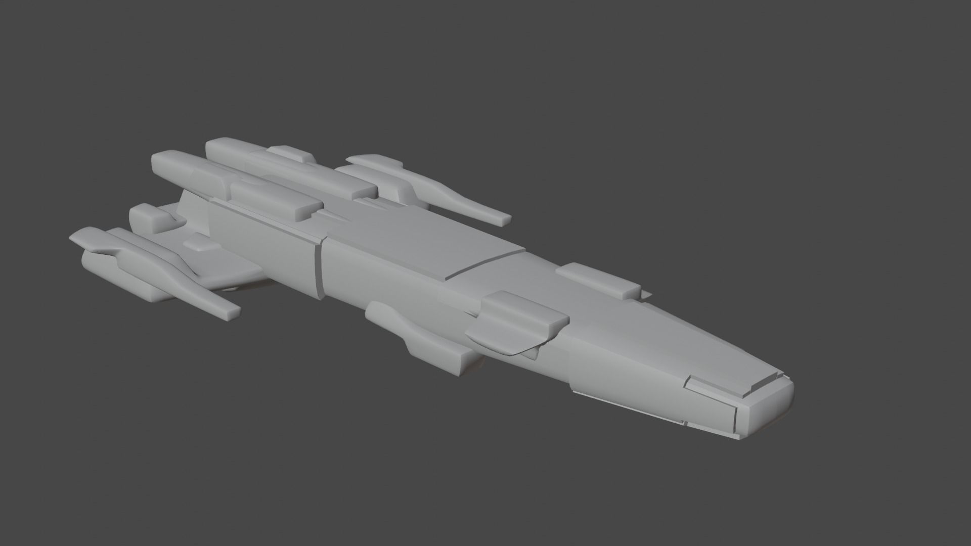 21 spaceship base meshes 3D model_1