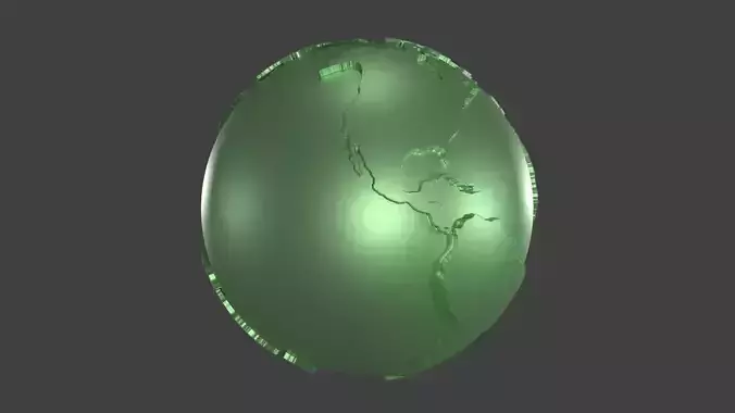 Globe 3D Model Stl