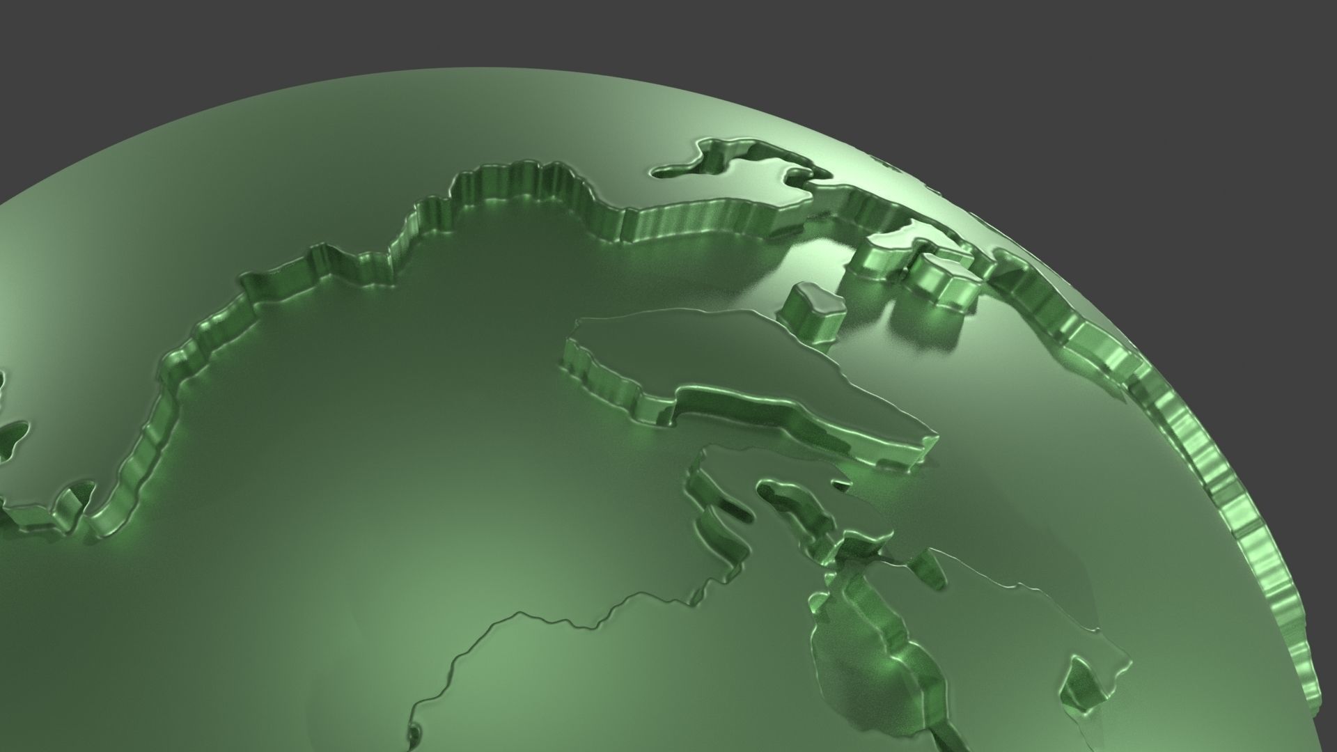 Globe 3D Model Stl 3D print model_2