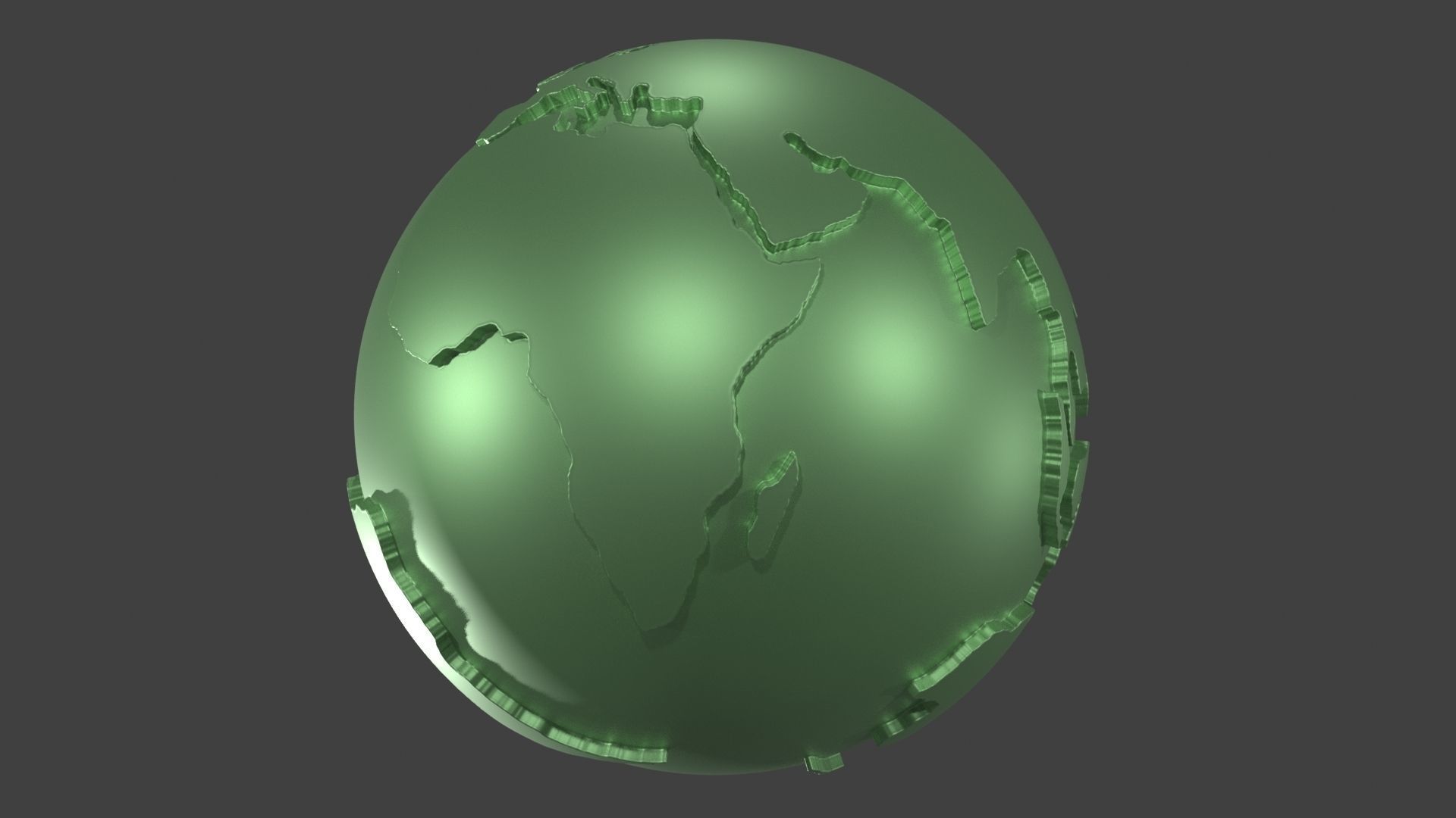 Globe 3D Model Stl 3D print model_5