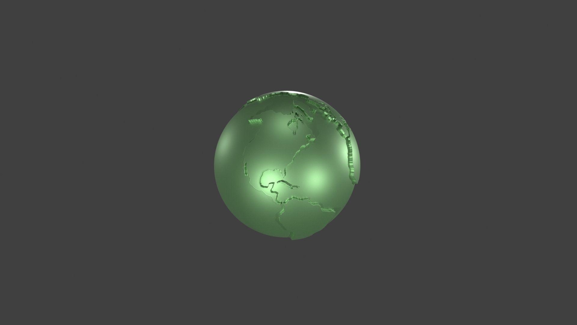 Globe 3D Model Stl 3D print model_1