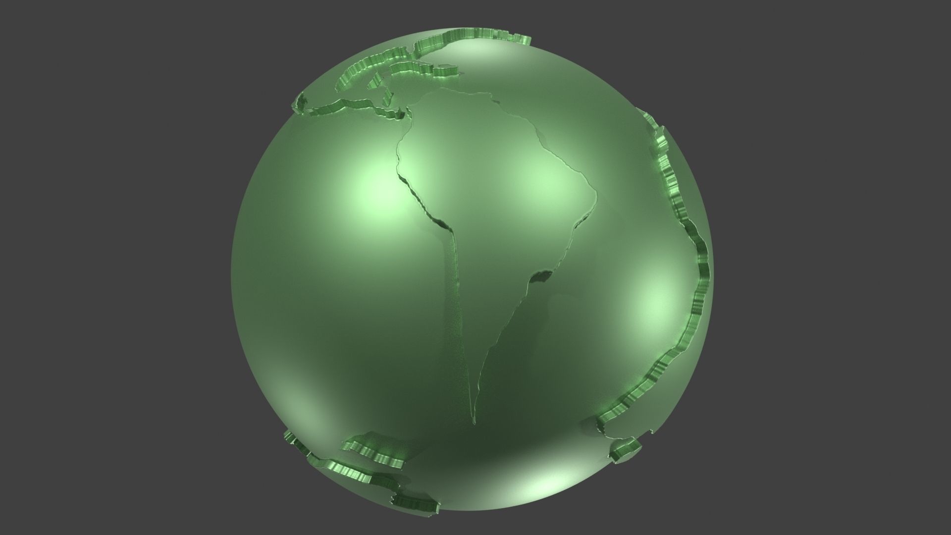 Globe 3D Model Stl 3D print model_4