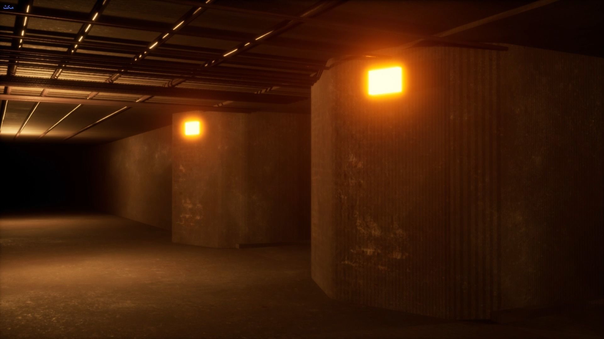 underground sewer Free low-poly 3D model_3