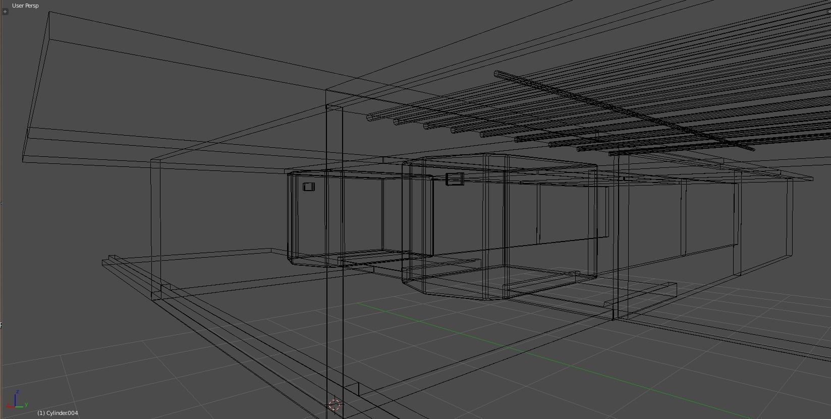 underground sewer Free low-poly 3D model_1