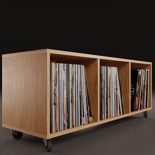 Vinyl Storage No36 3D model 5
