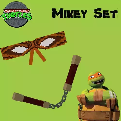 TMNT Series Michelangelo Set