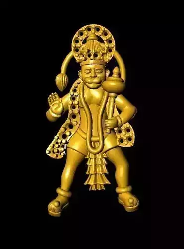 hanuman bhagwan 3D print model