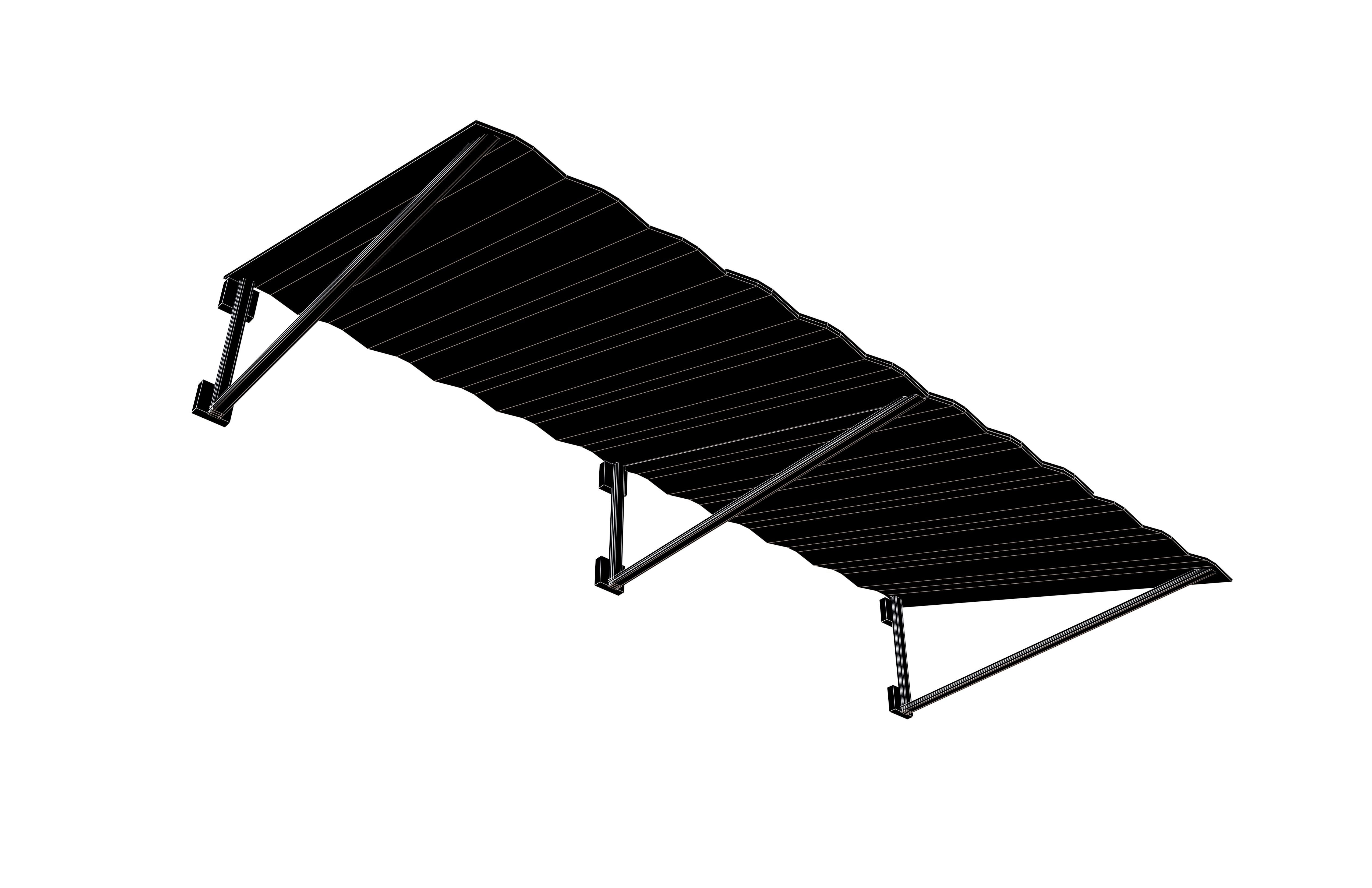 Tin Roof v1 002 Low-poly 3D model_7