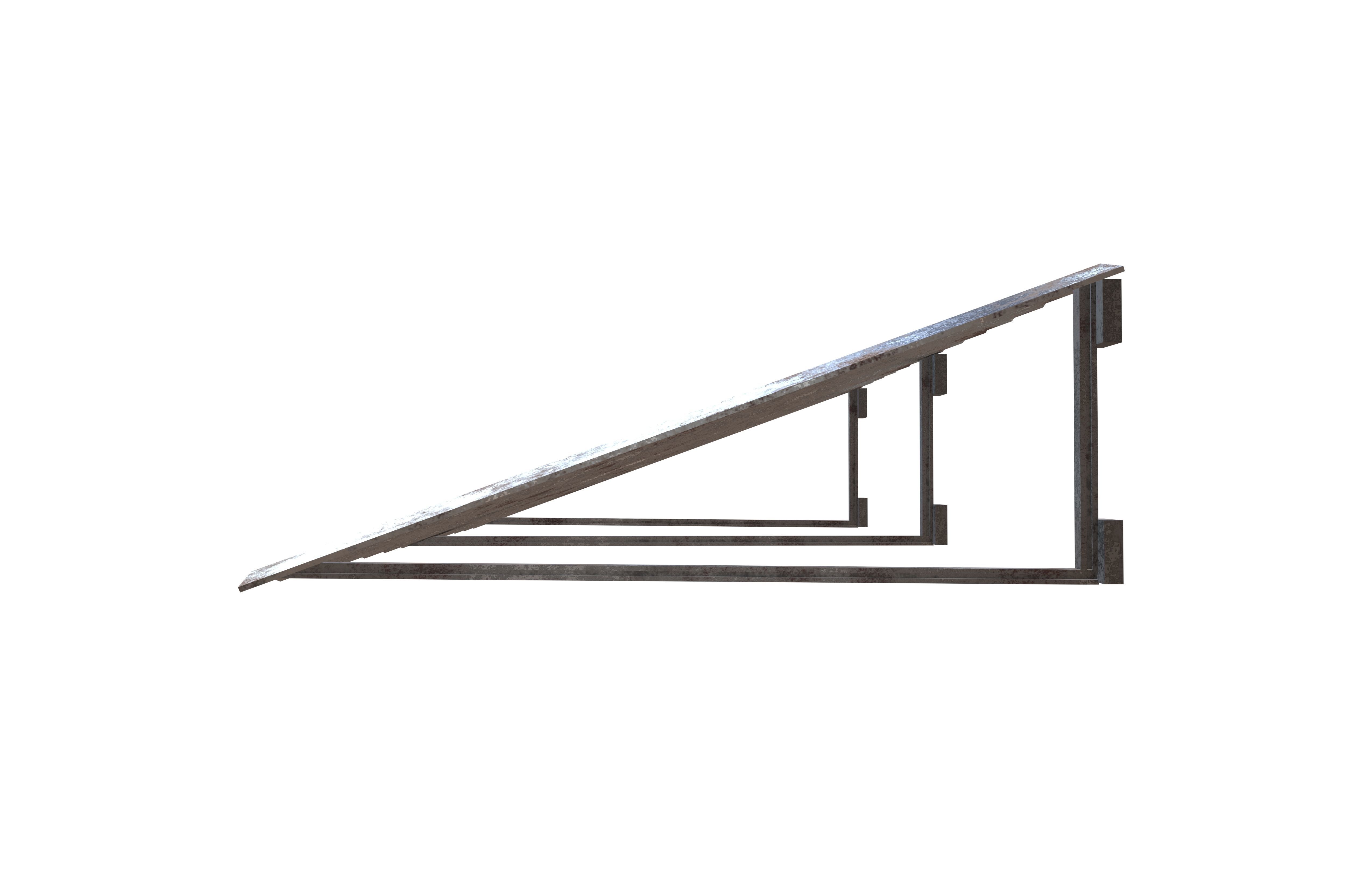 Tin Roof v1 002 Low-poly 3D model_2