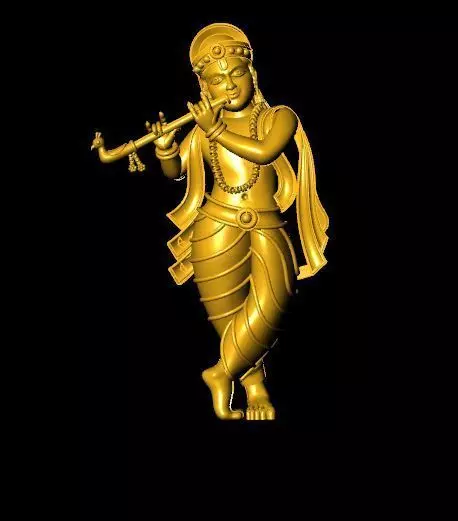 krishna bhagwan 3D print model_0
