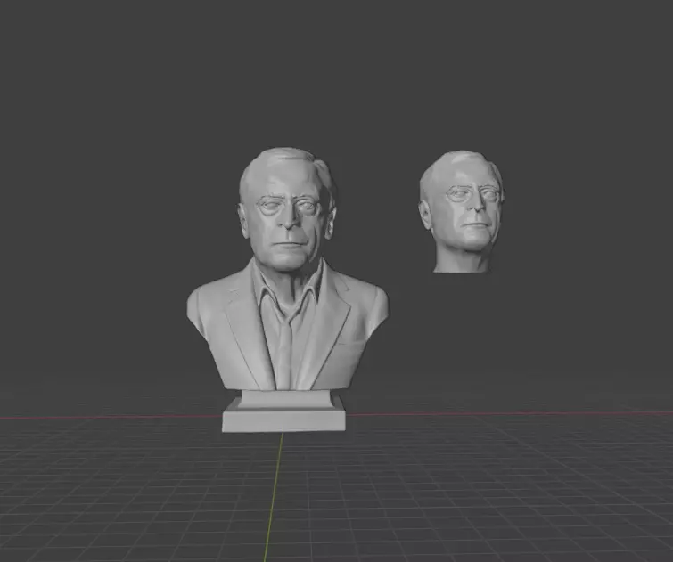 Michael Caine 3D print model_0