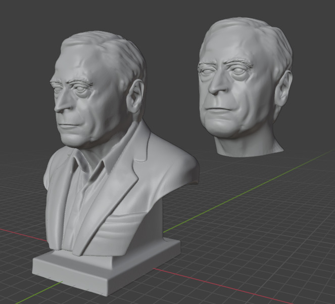 Michael Caine 3D print model_13