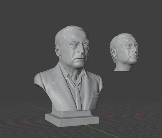 Michael Caine 3D print model_2