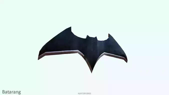 Batarang batman logo Free 3D model