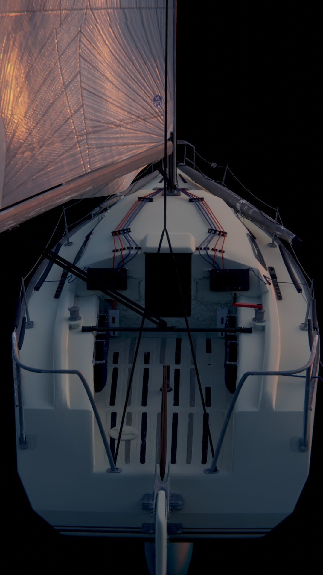 Sailing Yacht - Mumm 36 - Blender OBJ FBX 3D model_4