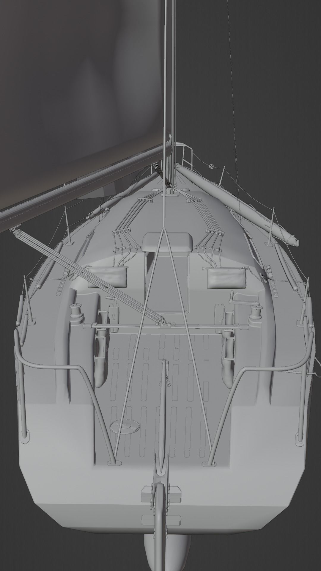 Sailing Yacht - Mumm 36 - Blender OBJ FBX 3D model_8