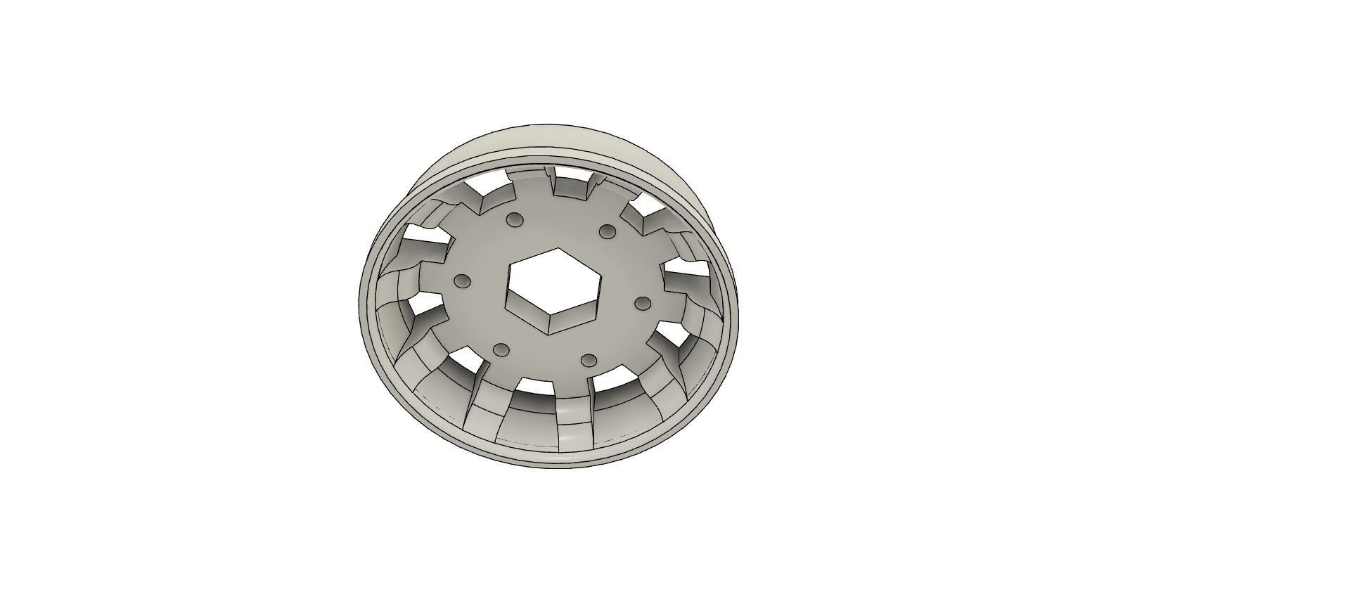 RC Off Road Tire and Wheel 3D print model_4