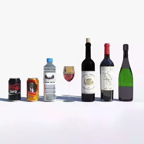 Collection of alcoholic and non alcoholic drinks by Nikdox