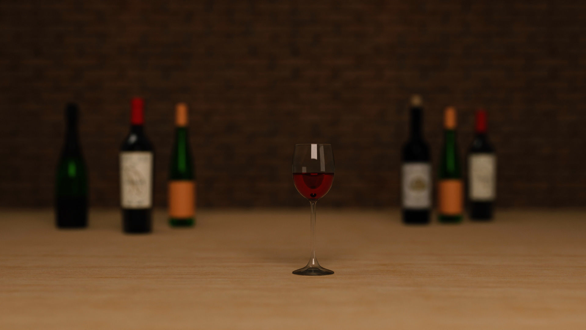 Collection of alcoholic and non alcoholic drinks by Nikdox 3D model_9
