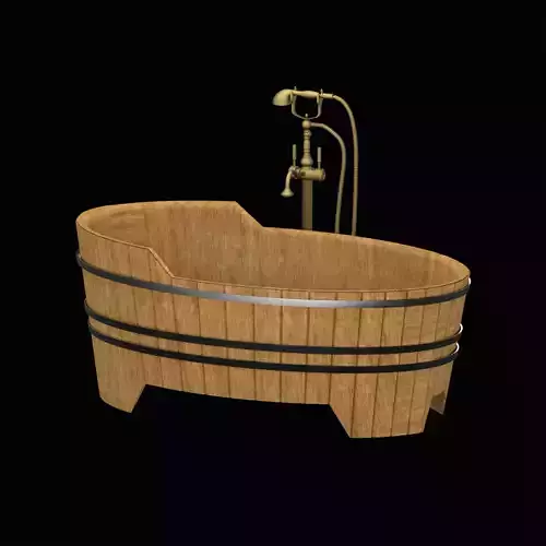 Wooden bath