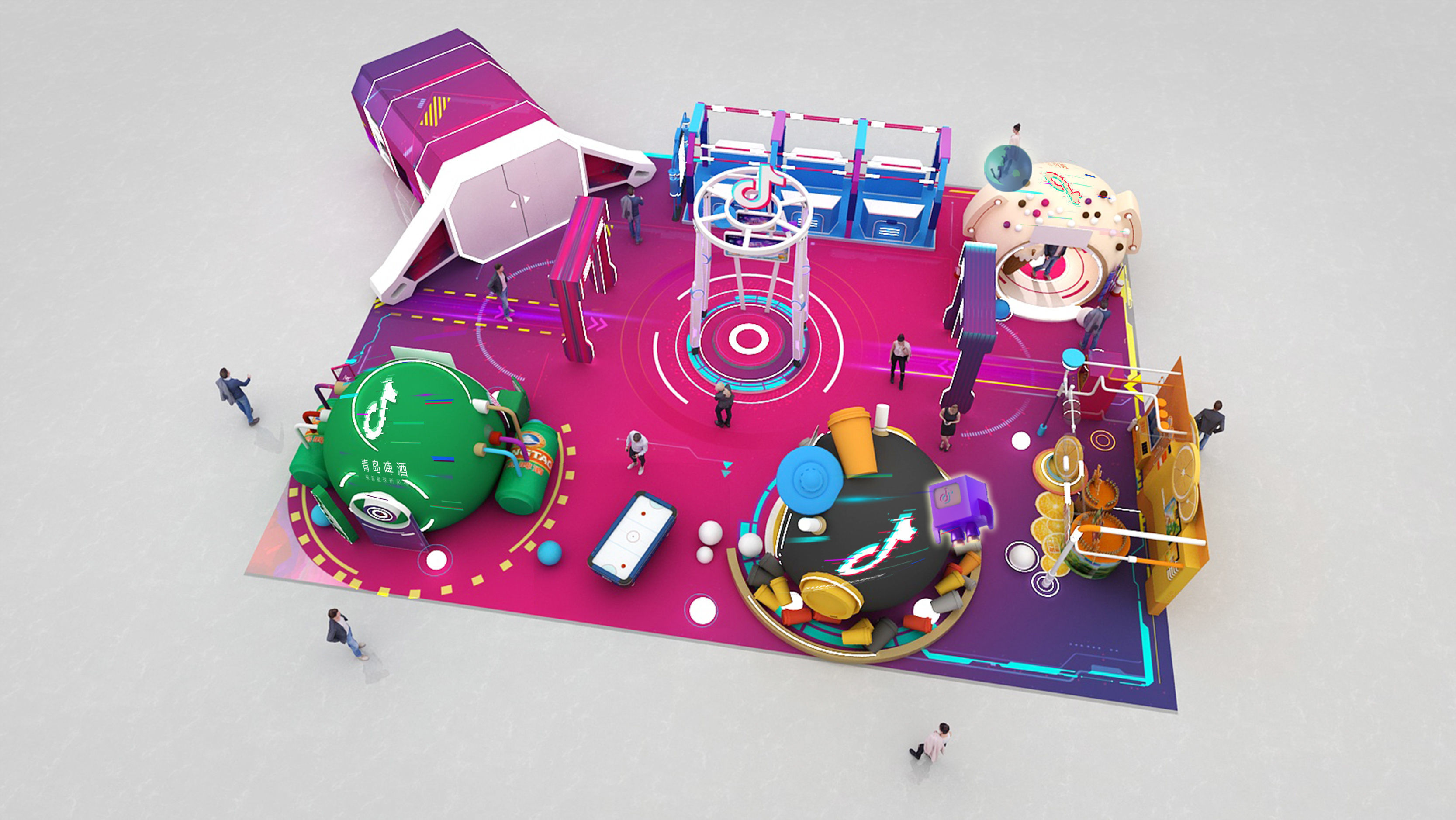 beverage Drinks Beer Coffee booth  3D model_2