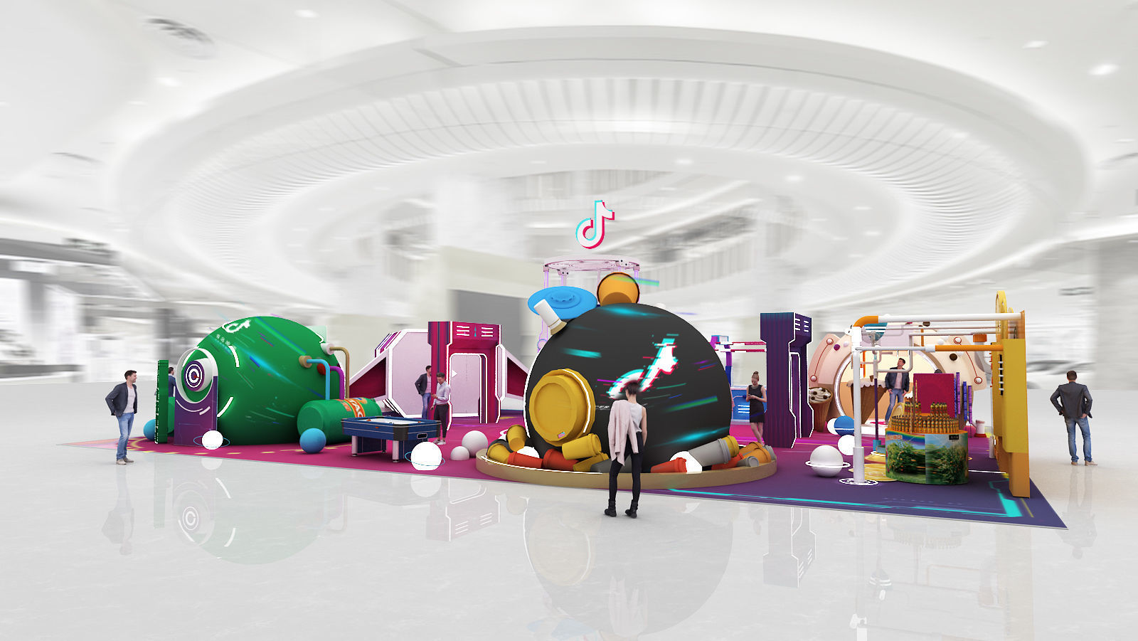 beverage Drinks Beer Coffee booth  3D model_3