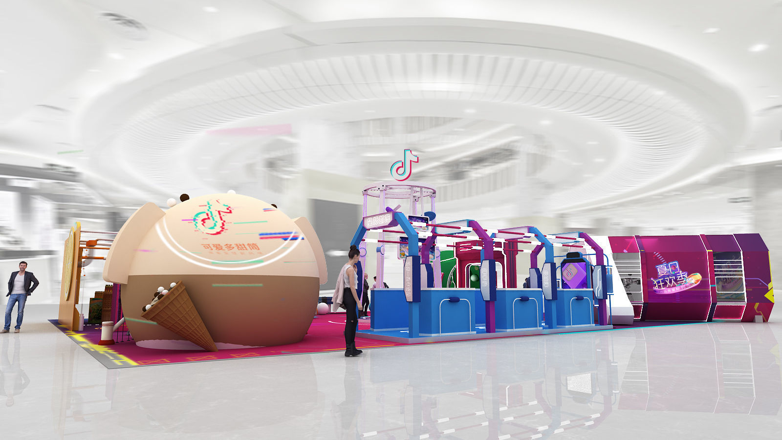 beverage Drinks Beer Coffee booth  3D model_8