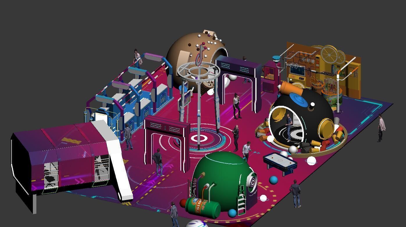 beverage Drinks Beer Coffee booth  3D model_19