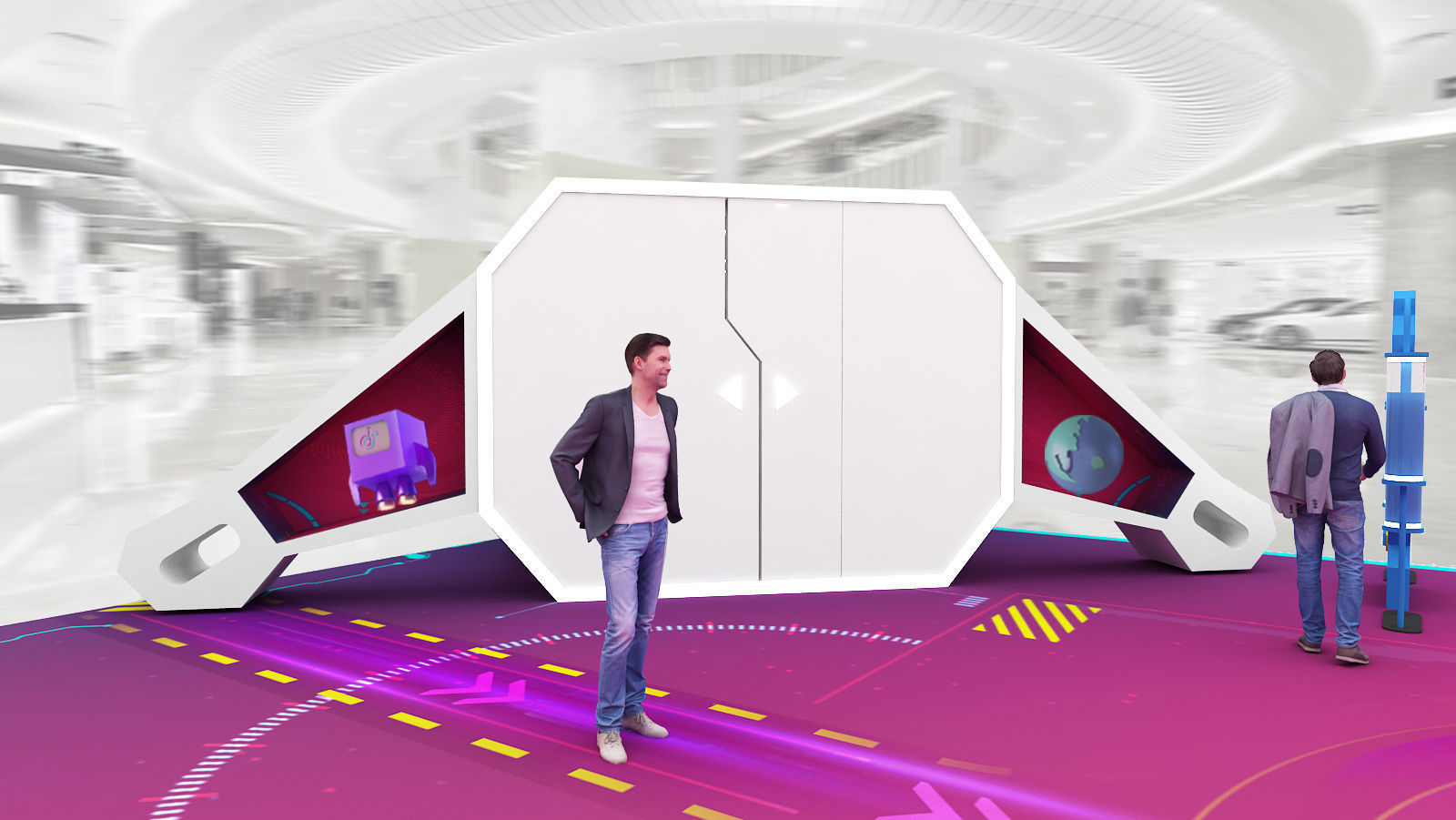 beverage Drinks Beer Coffee booth  3D model_15