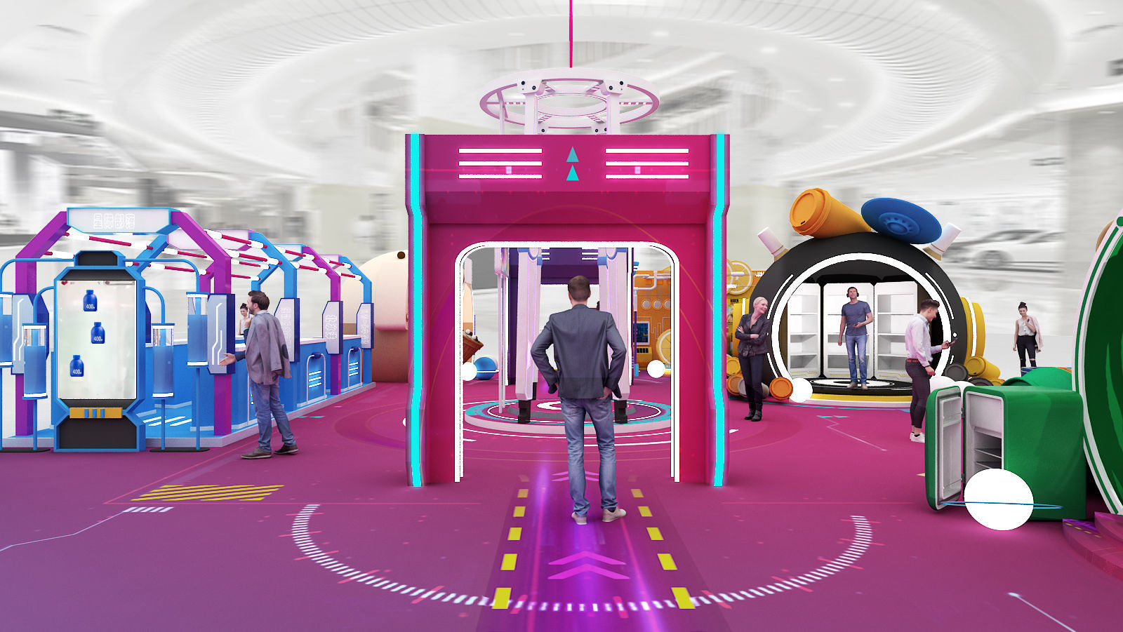 beverage Drinks Beer Coffee booth  3D model_4