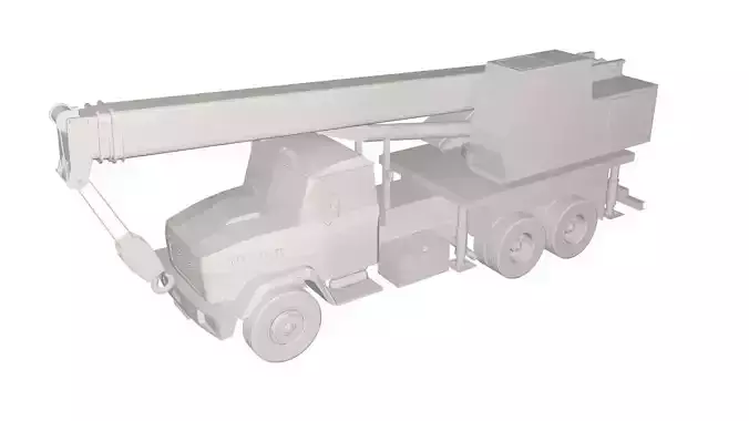 Kraz crane truck