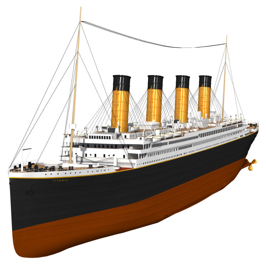 RMS Titanic 3D model_4
