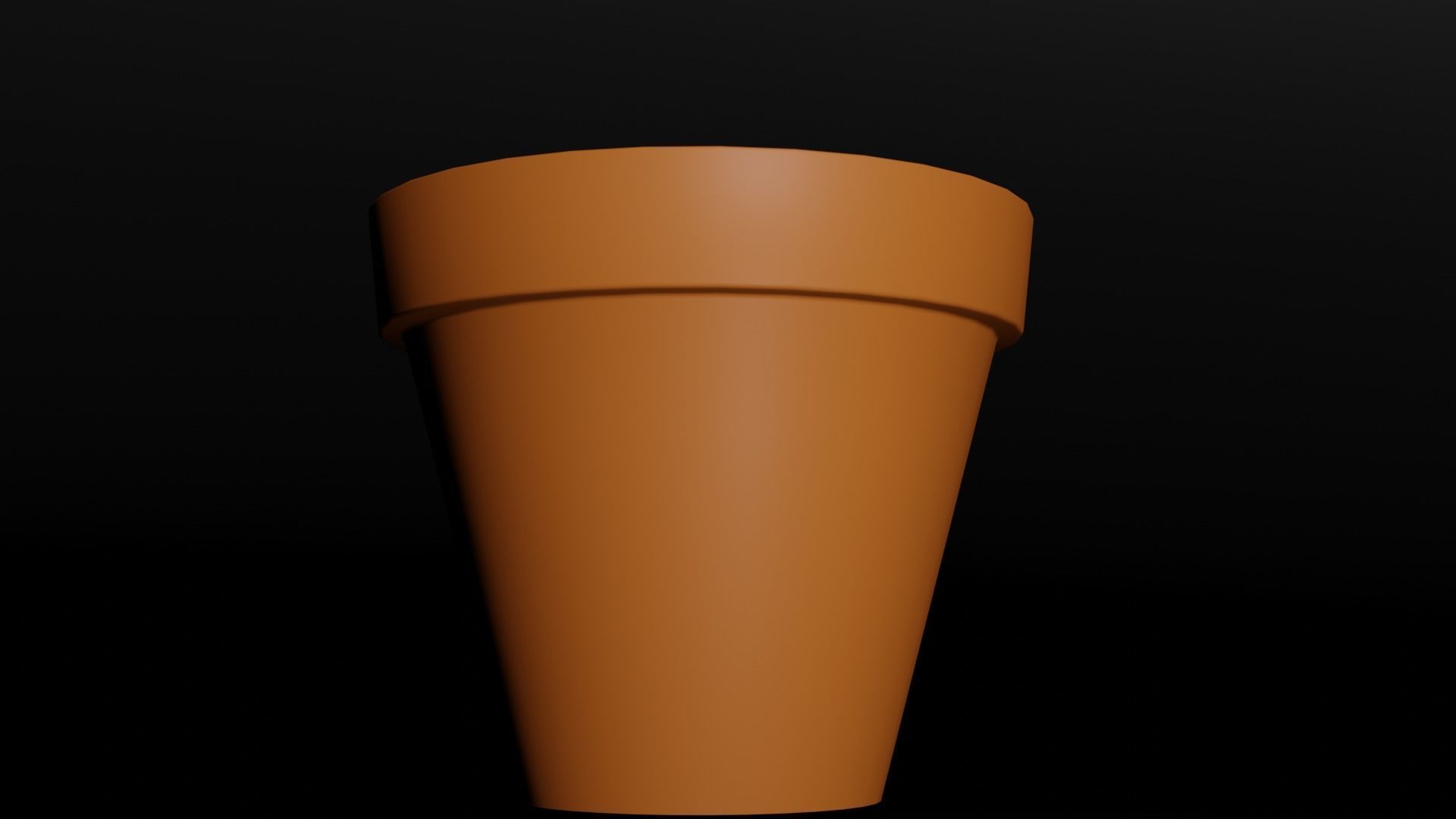 Flower Pot Free low-poly 3D model_4