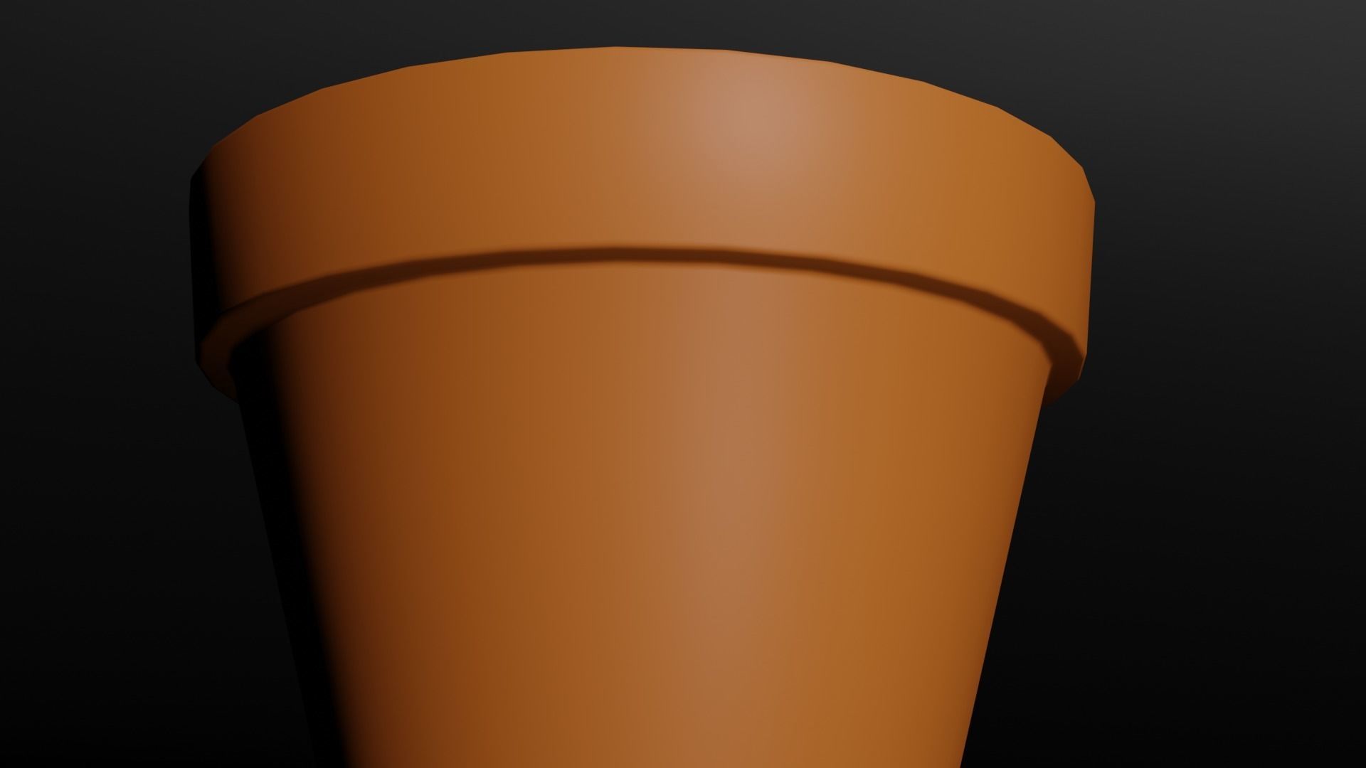 Flower Pot Free low-poly 3D model_3