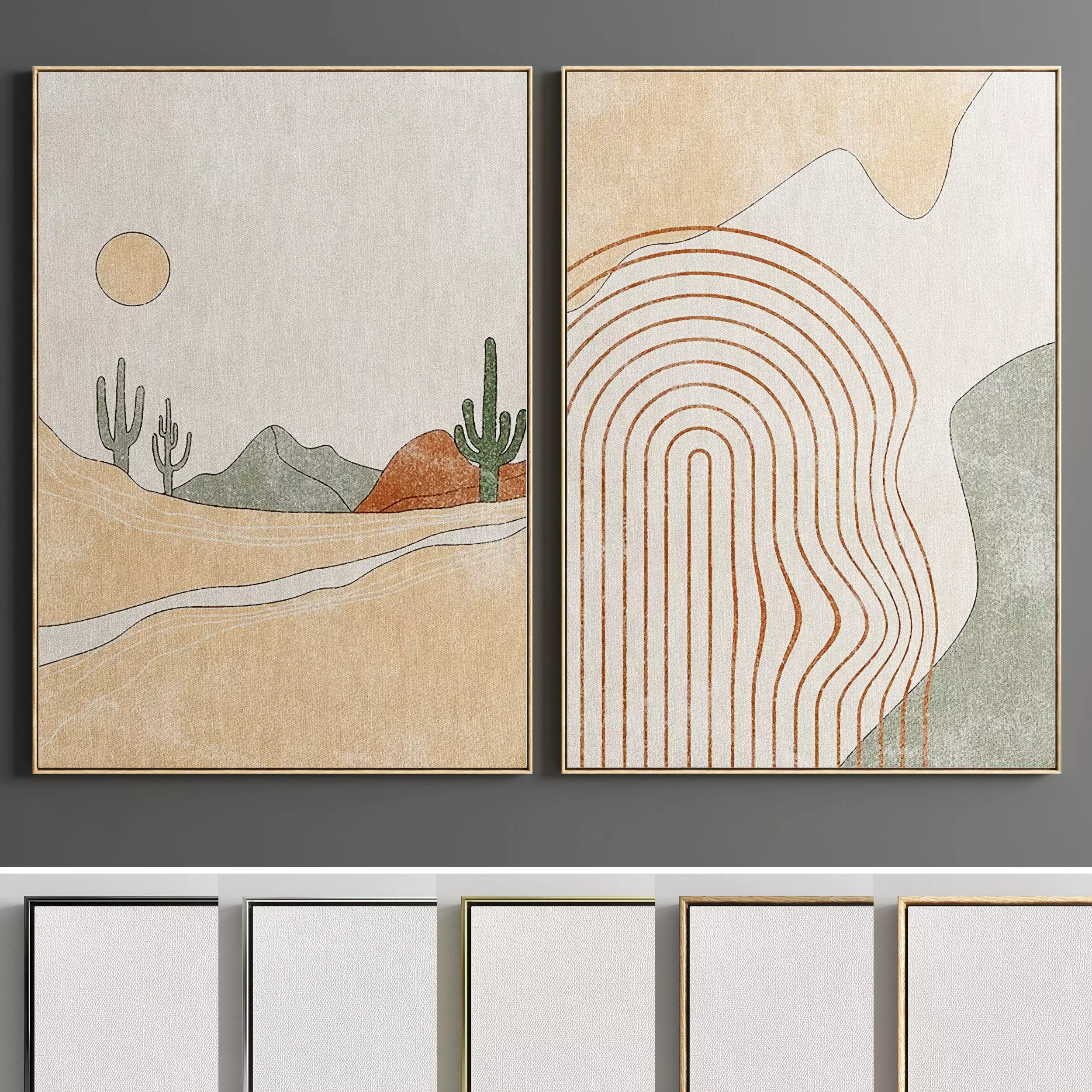 Photo Frame 175 Low-poly 3D model_0