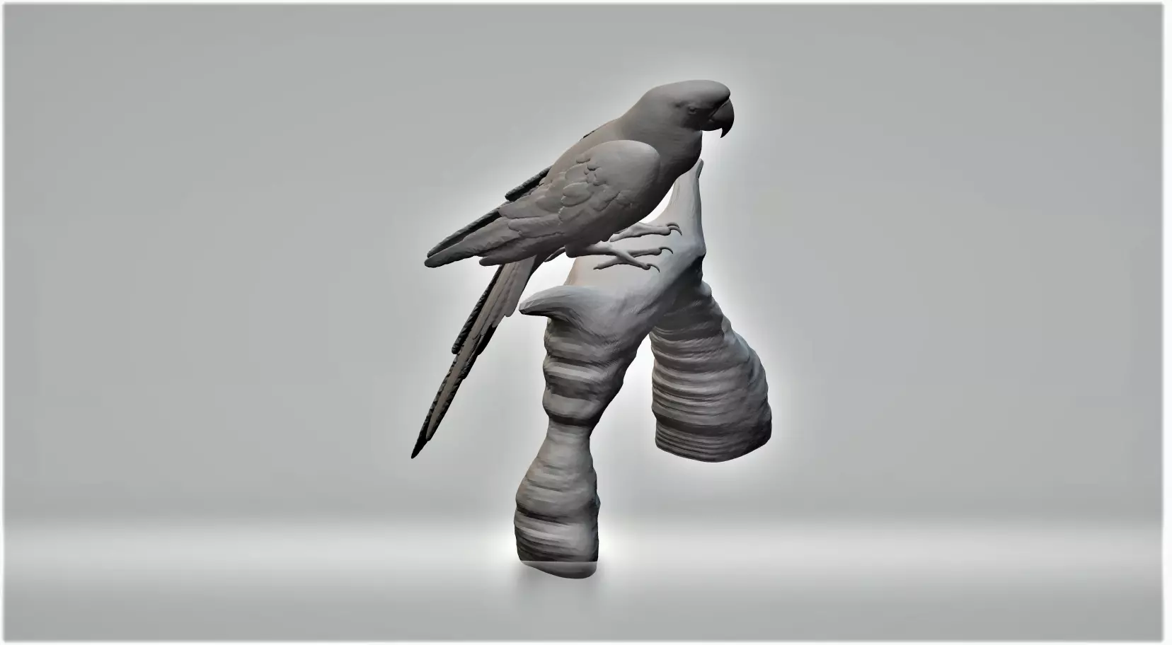Papagei Parrot Free 3D print model_0