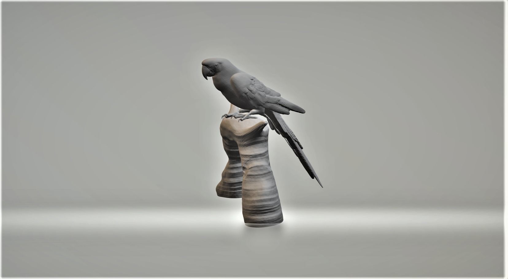 Papagei Parrot Free 3D print model_2