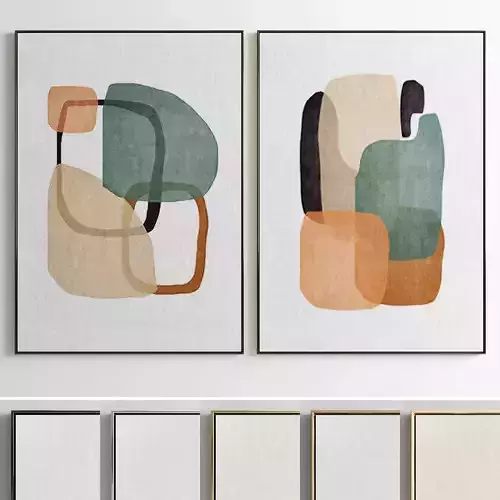 Photo Frame 176 Low-poly 3D model Photo Frame 176 Low-poly 3D model