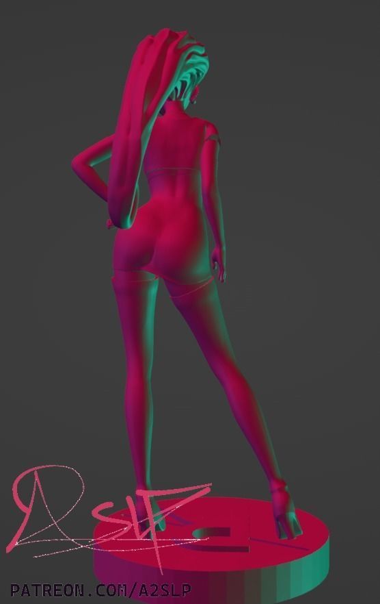 Jessie  pokemon 3D printable model 3D print model_6