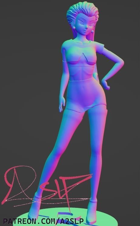 Jessie  pokemon 3D printable model 3D print model_5