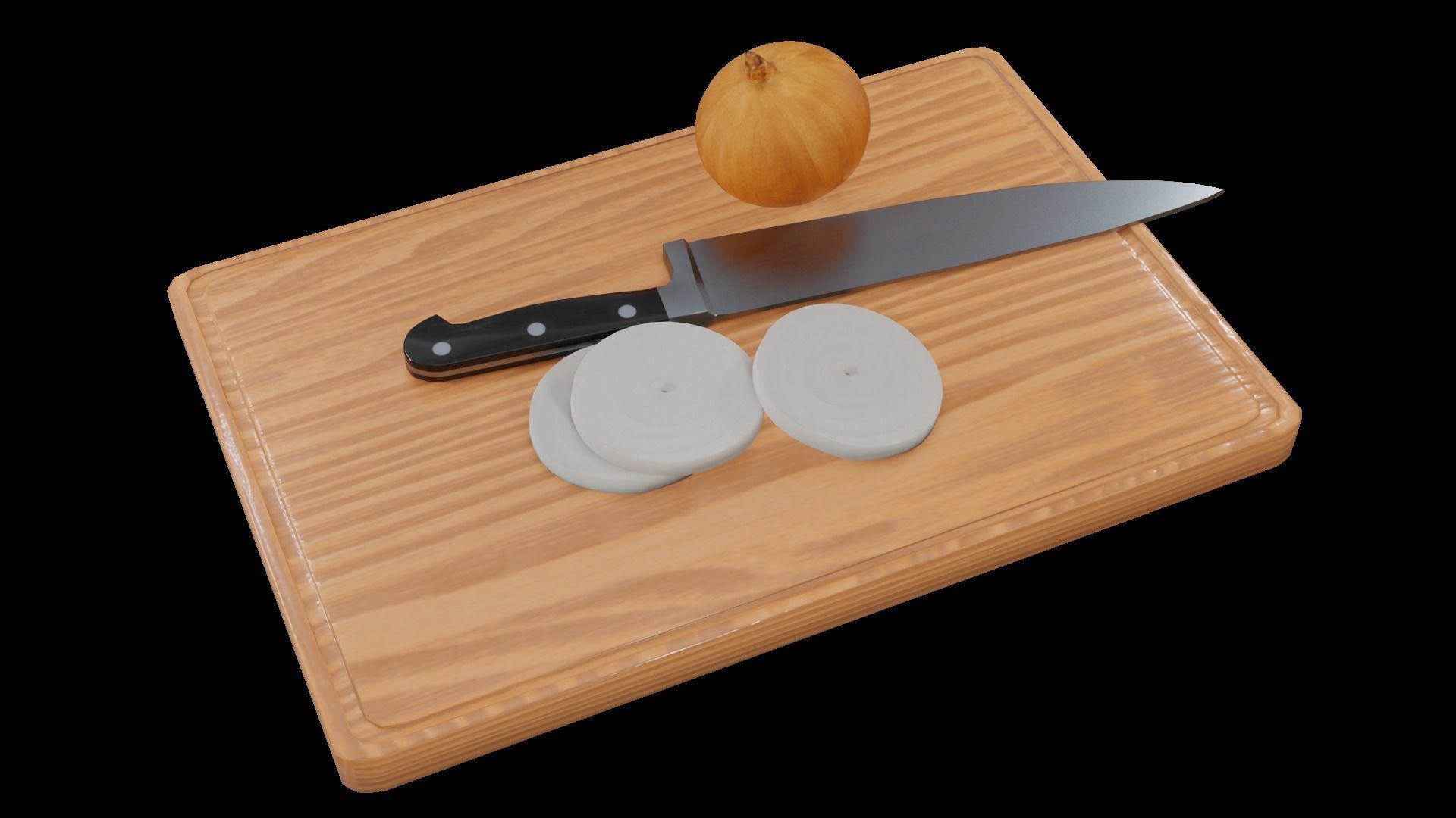 Cutting board Free 3D model_1