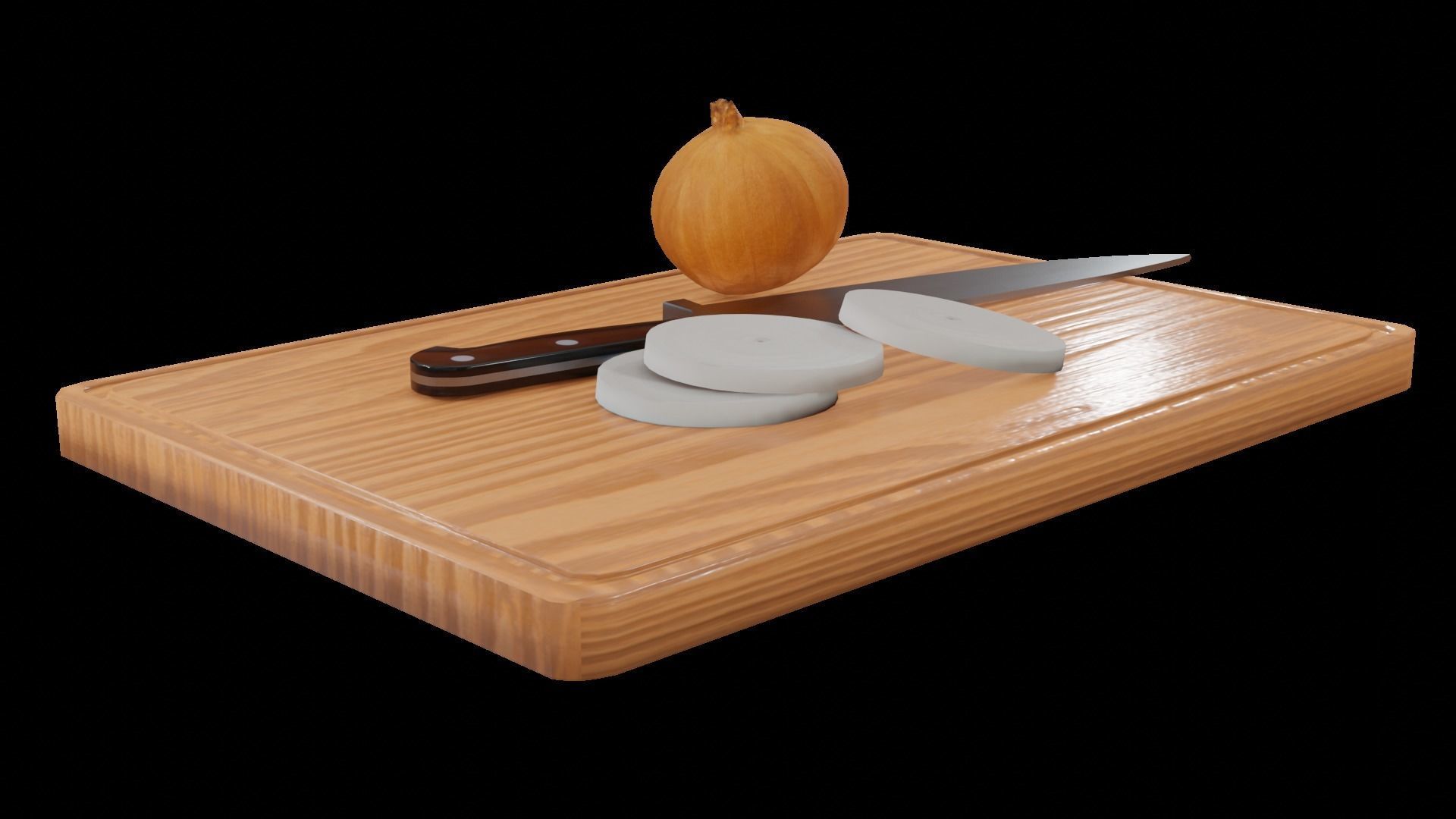 Cutting board Free 3D model_2