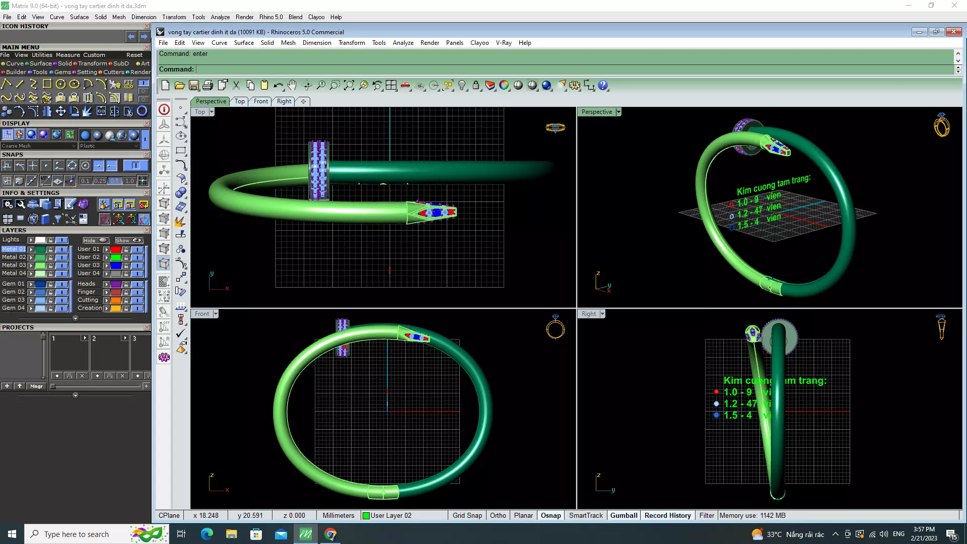vong tay catie 3D print model_0
